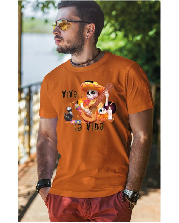 Koszulka unisex "Viva La Vida – celebruj życie", dla niego – wybierz kolor!