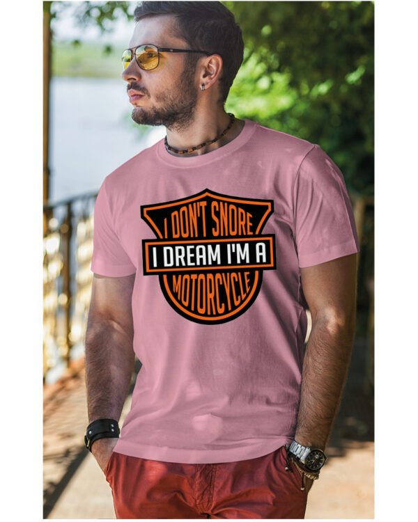 Koszulka I dont snore, I dream I’m a motorcycle – edycja Midnight, Unisex