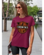 Koszulka I dont snore, I dream I’m a motorcycle – edycja Midnight, Unisex