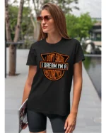 Koszulka I dont snore, I dream I’m a motorcycle – edycja Midnight, Unisex