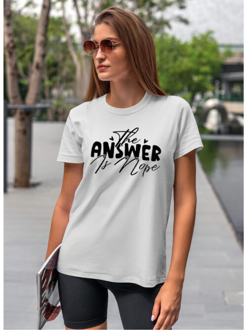 Koszulka The Answer, koszulka, koszulka damska, t-shirt damski, koszulka damska z nadrukiem, koszulka z napisem