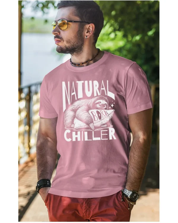 Koszulka Leniwiec w akcji, odpoczywaj i chilluj – edycja White, Unisex