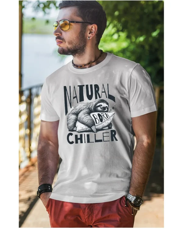 Koszulka Leniwiec w akcji, odpoczywaj i chilluj – edycja Midnight, Unisex