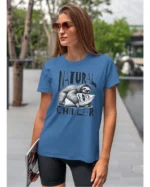 Koszulka Leniwiec w akcji, odpoczywaj i chilluj – edycja Midnight, Unisex