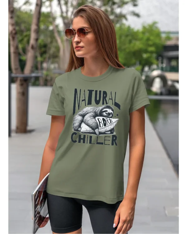 Koszulka Leniwiec w akcji, odpoczywaj i chilluj – edycja Midnight, Unisex