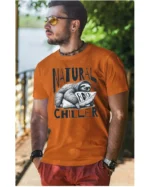Koszulka Leniwiec w akcji, odpoczywaj i chilluj – edycja Midnight, Unisex