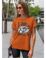 Koszulka Leniwiec w akcji, odpoczywaj i chilluj – edycja Midnight, Unisex