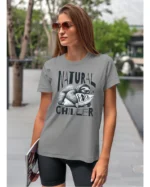 Koszulka Leniwiec w akcji, odpoczywaj i chilluj – edycja Midnight, Unisex