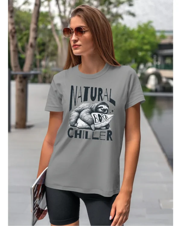 Koszulka Leniwiec w akcji, odpoczywaj i chilluj – edycja Midnight, Unisex