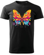 Koszulka unisex motyl “Better fly”, dla niej – wybierz kolor!