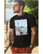 Koszulka unisex "Nadmorski krajobraz", dla niego – wybierz kolor!