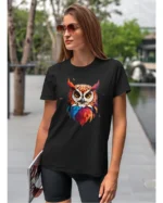 Koszulka unisex "Sowa", dla niej – wybierz kolor!