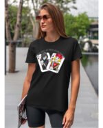 Koszulka unisex napis “God save me from false friends”, dla niej – wybierz kolor!