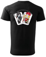 Koszulka unisex napis “God save me from false friends”, dla niej – wybierz kolor!