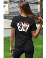 Koszulka unisex napis “God save me from false friends”, dla niej – wybierz kolor!