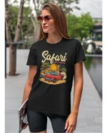 Koszulka unisex "Przygoda w safari", dla niej – wybierz kolor!