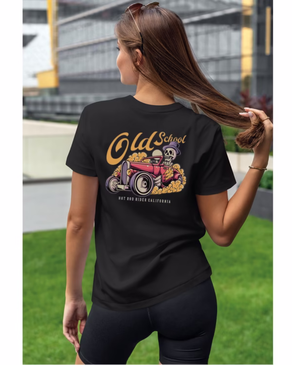 Koszulka unisex vintage samochód "Hot rod", dla niej – wybierz kolor!