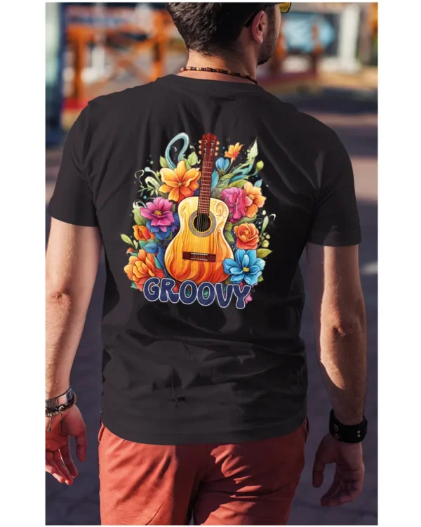 Koszulka unisex "Odlotowa gitara – brzmienie, które unosi", dla niego – wybierz kolor!