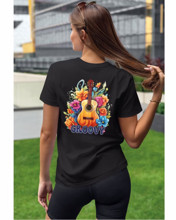 Koszulka unisex "Odlotowa gitara – brzmienie, które unosi", dla niej – wybierz kolor!