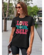 Koszulka Kochaj siebie – pokój i miłość UNISEX