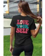 Koszulka Kochaj siebie – pokój i miłość UNISEX