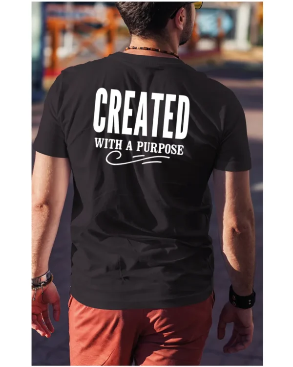 Koszulka Stworzony z pasją i celem - edycja White UNISEX