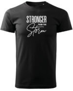 Koszulka Silniejsza niż burza - edycja White UNISEX