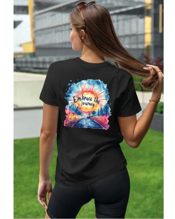 Koszulka Ciesz się podróżą - Unisex