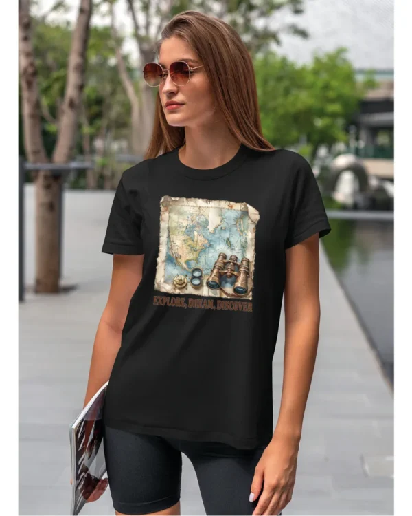 Koszulka Odkrywaj , marz, doświadczaj - Unisex