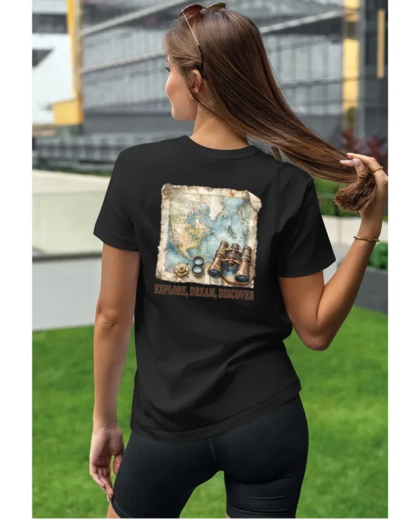 Koszulka Odkrywaj , marz, doświadczaj - Unisex