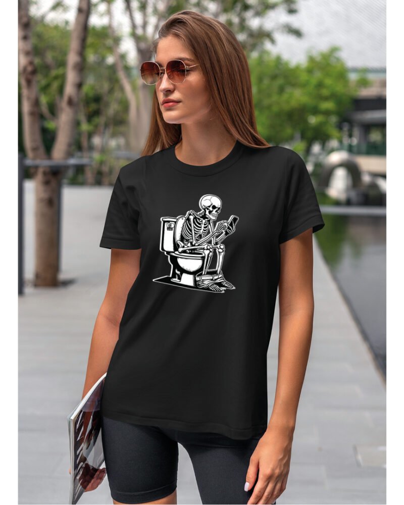 Koszulka Szkielet na toalecie UNISEX