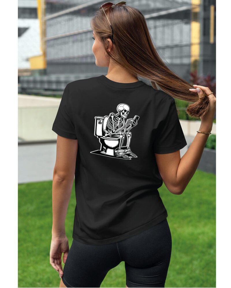 Koszulka Szkielet na toalecie UNISEX