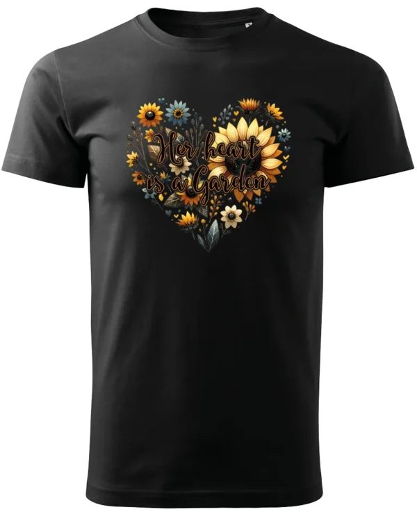 Koszulka Her heart is a garden UNISEX