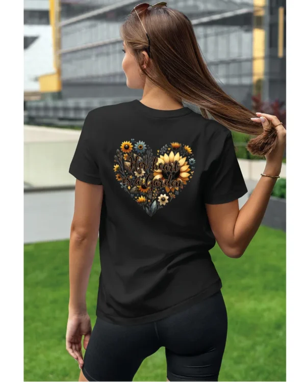 Koszulka Her heart is a garden UNISEX