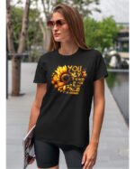 Koszulka Żyjesz tylko raz <br>ciesz się każdą chwilą - Unisex, dla niej