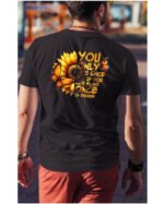 Koszulka Żyjesz tylko raz <br>ciesz się każdą chwilą - Unisex, dla niego