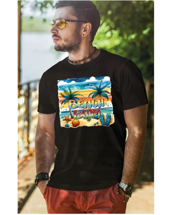 Koszulka Plażowy luz <br>idealna na letnie dni - Unisex, dla niego