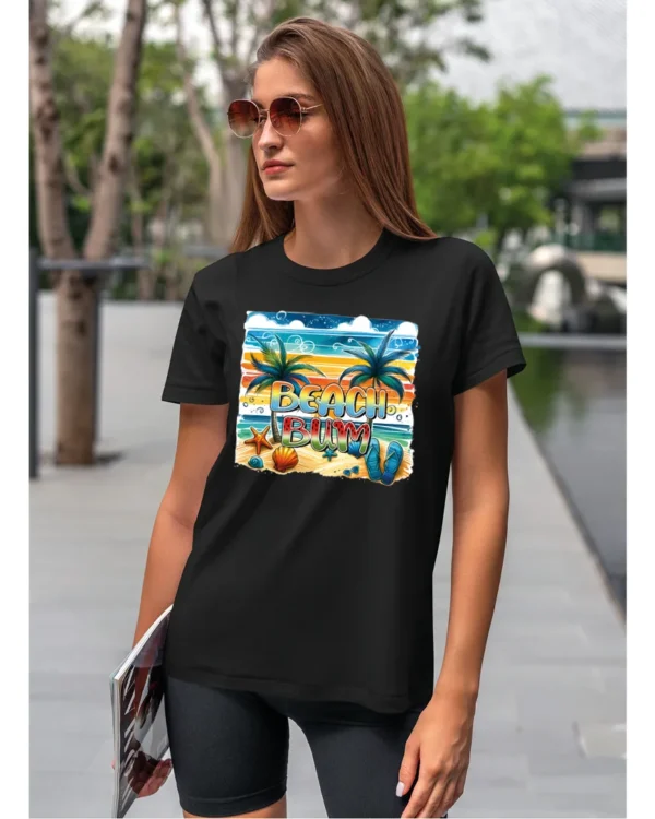 Koszulka Plażowy luz <br>idealna na letnie dni - Unisex, dla niej