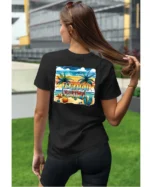 Koszulka Plażowy luz <br>idealna na letnie dni - Unisex, dla niej