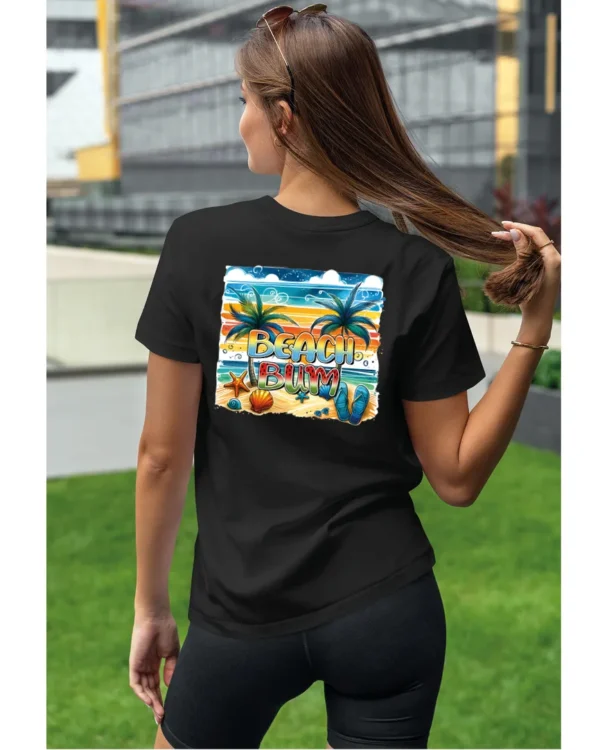 Koszulka Plażowy luz <br>idealna na letnie dni - Unisex, dla niej