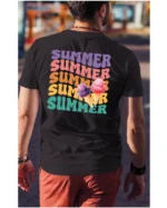 Koszulka Lato pełne smaku <br>delektuj się słodkimi chwilami - Unisex, dla niego