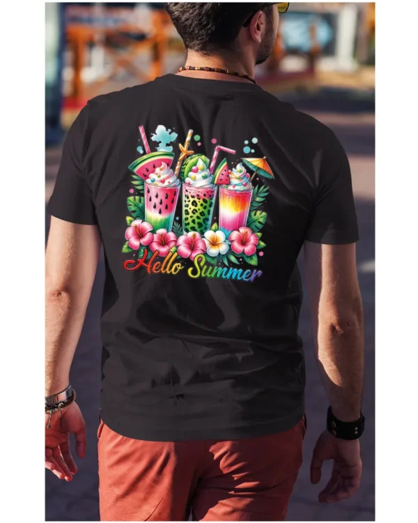 Koszulka Witaj Lato! <br>ciesz się owocowymi smakami - Unisex, dla niego