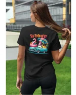 Koszulka Lato pełne radości <br>wyrusz w podróż do przygód - Unisex, dla niej