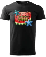 Koszulka Letnie wibracje <br>poczuj radość lata - Unisex, dla niego