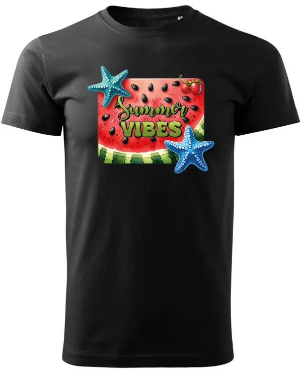 Koszulka Letnie wibracje <br>poczuj radość lata - Unisex, dla niego
