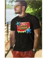 Koszulka Letnie wibracje <br>poczuj radość lata - Unisex, dla niego