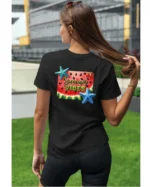 Koszulka Letnie wibracje <br>poczuj radość lata - Unisex, dla niej