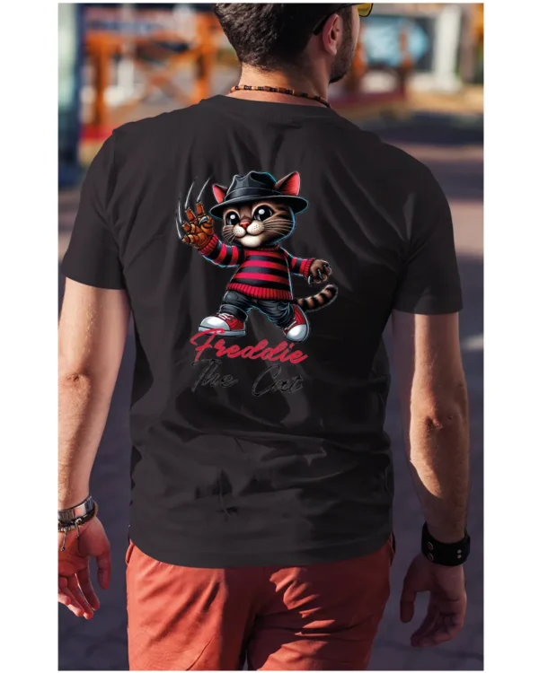 Koszulka Koci horror, Freddie the Cat - Unisex