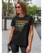 Koszulka Handsome koszulka koszulka damska t-shirt damski koszulka damski z nadrukiem koszulka z napisem