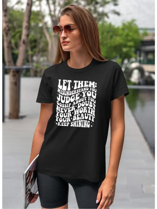 Koszulka Blask i siła koszulka koszulka damska t-shirt damski koszulka damska z nadrukiem koszulka z napisem